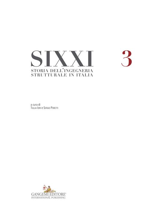SIXXI. Storia dell'ingegneria strutturale in Italia. Vol. 3 - copertina