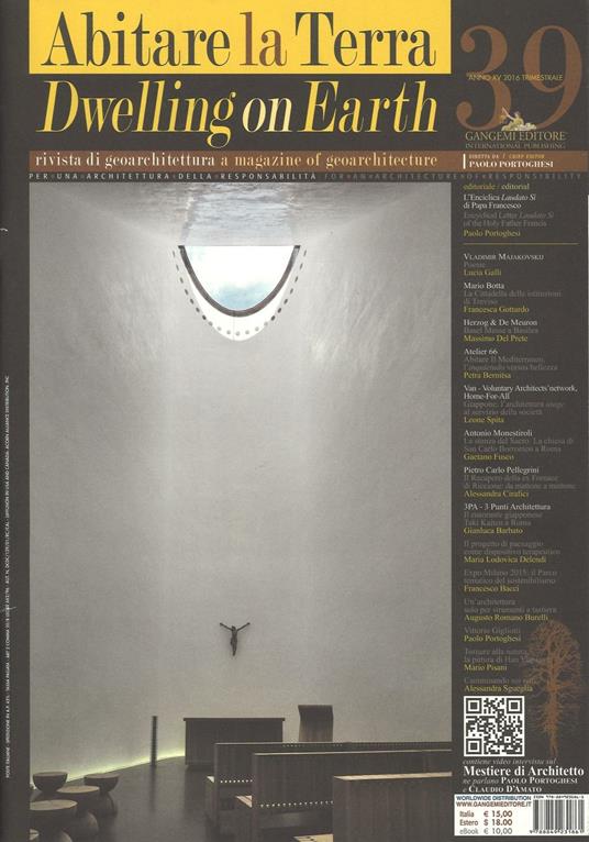 Abitare la terra. Ediz. italiana e inglese. Vol. 39 - copertina