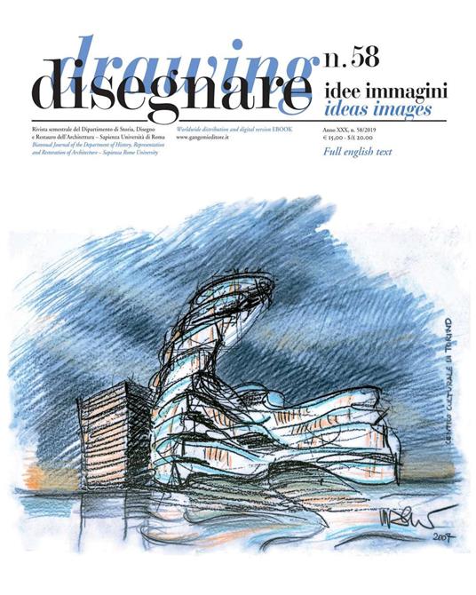 Disegnare. Idee, immagini. Ediz. italiana e inglese (2019). Vol. 58 - copertina