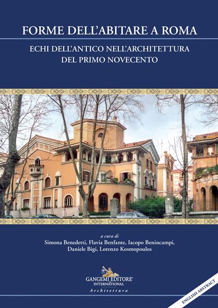 Forme dell'abitare a Roma. Echi dell'antico nell'architettura del primo Novecento - copertina