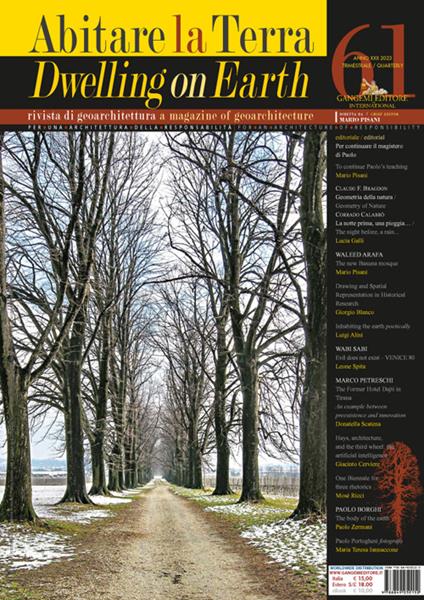 Abitare la terra-Dwelling on earth (2023). Ediz. bilingue. Vol. 61 - copertina