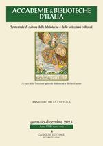 Accademie & biblioteche d'Italia. Semestrale di cultura delle biblioteche e delle istituzioni culturali (2023). Vol. 1/2