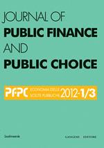 Journal of Public Finance and Public Choice n. 1-3/2012