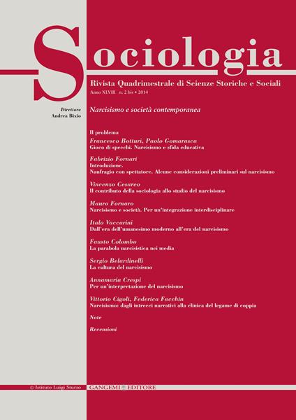 Sociologia. Rivista quadrimestrale di scienze storiche e sociali (2014) vol. 2 bis - Andrea Bixio - ebook