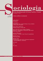 Sociologia. Rivista quadrimestrale di scienze storiche e sociali (2014). Vol. 3