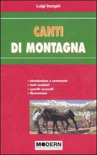 Canti di montagna - Luigi Inzaghi - copertina