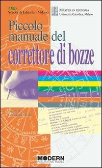 Piccolo manuale del correttore di bozze - copertina