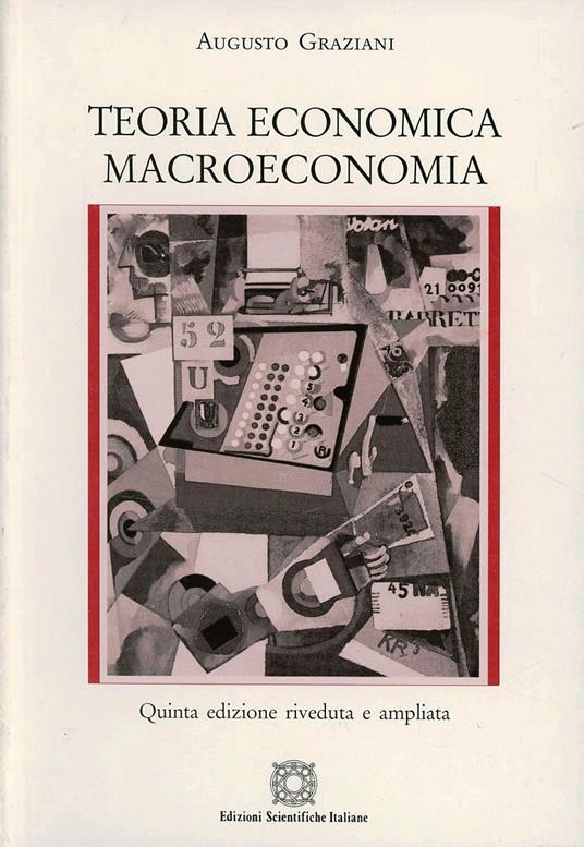 Teoria economica. Macroeconomia - Augusto Graziani - copertina