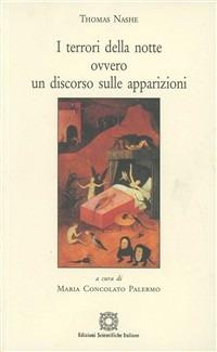 I terrori della notte ovvero un discorso sulle apparizioni - Thomas Nashe - copertina