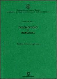 Germanesimo e romanità - Onorato Bucci - copertina