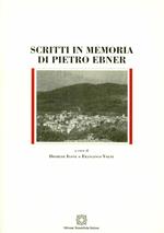 Scritti in memoria di Pietro Ebner