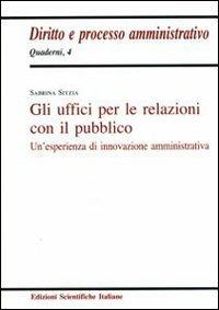 Gli uffici per le relazioni con il pubblico - Sabrina Sitzia - copertina