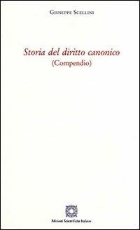 Storia del diritto canonico - Giuseppe Scellini - copertina