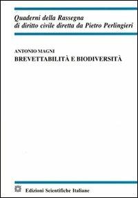 Brevettabilità e biodiversità - Antonio Magni - copertina