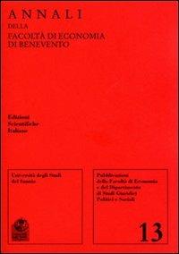 Annali della Facoltà di economia di Benevento. Vol. 13 - copertina