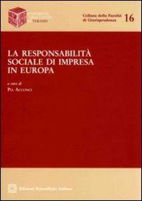 La responsabilità sociale di impresa in Europa - copertina