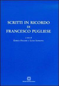 Scritti in ricordo di Francesco Pugliese - copertina