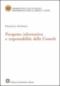 Prospetto informativo e responsabilità della Consob - Francesca Attanasio - copertina