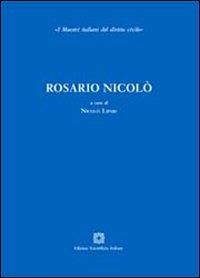 Rosario Nicolò - copertina