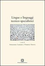 Lingue e linguaggi tecnico-specialistici