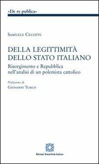 Della leggitimità dello Stato italiano - Samuele Cecotti - copertina