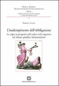 L'inadempimento dell'obbligazione - Sabrina Lanni - copertina