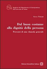 Dal buon costume alla dignità della persona - Giulia Terlizzi - copertina