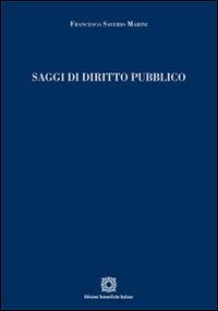 Saggi di diritto pubblico - Francesco Saverio Marini - copertina