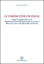 Le unioni civili in Italia