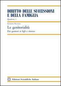 La genitorialità - Giuseppe Recinto - copertina