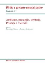 Ambiente, paesaggio, territorio. Principi e vicende