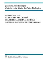 La vendita nell'unità del sistema ordinamentale. I «modelli» italo-europei e internazionali