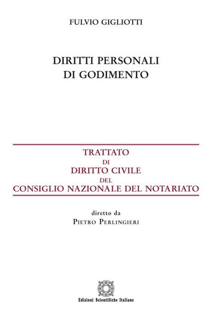 Diritti personali di godimento - Fulvio Gigliotti - copertina