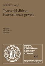 Teoria del diritto internazionale privato
