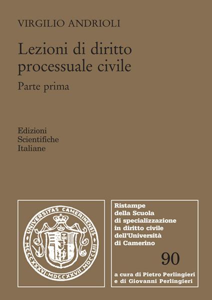 Lezioni di diritto processuale civile-Appunti di diritto processuale civile - Virgilio Andrioli - copertina