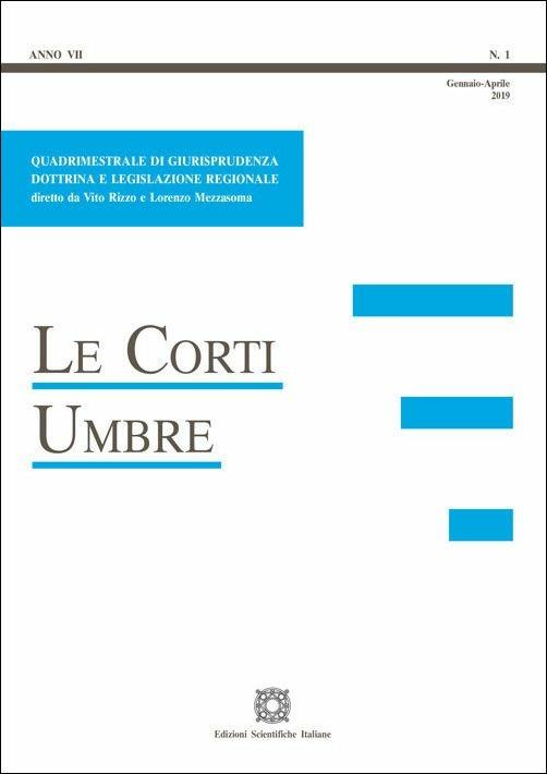 Le corti umbre (2019). Vol. 1: Gennaio-Aprile. - copertina