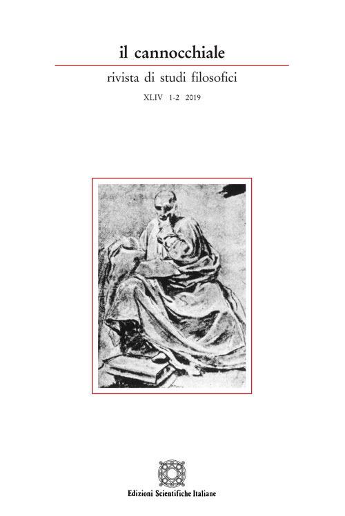 Il cannocchiale. Rivista di studi filosofici (2019). Vol. 1-2 - copertina