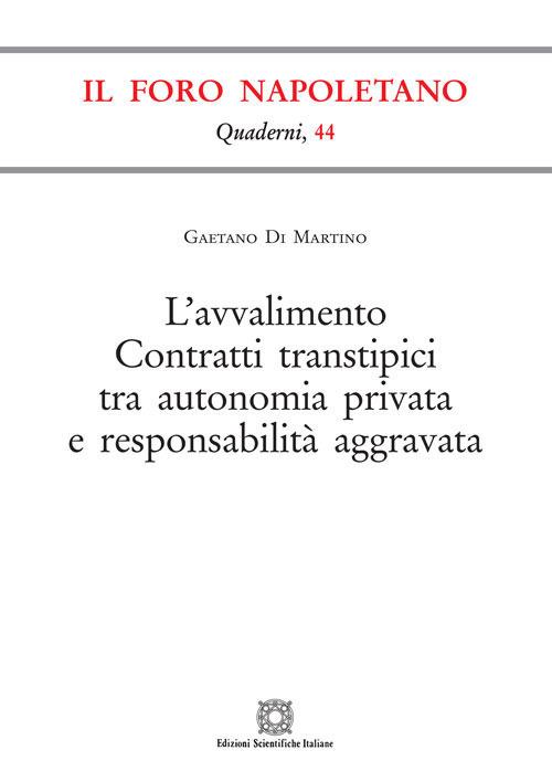L' avvalimento. Contratti transtipici tra autonomia privata e responsabilità aggravata - Gaetano Di Martino - copertina