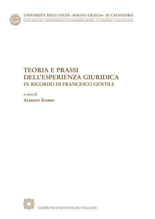 Teoria e prassi dell'esperienza giuridica. In ricordo di Francesco Gentile - copertina