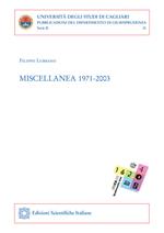 Miscellanea 1971-2003