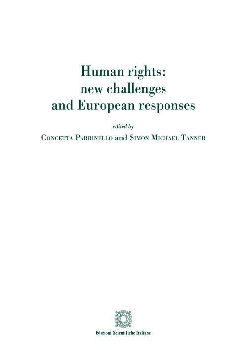 Human rights: new challenges and European responses - copertina