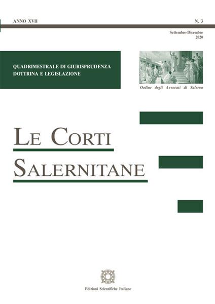 Le corti salernitane (2020). Vol. 3 - copertina