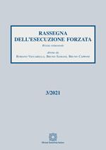 Rassegna dell'esecuzione forzata (2021). Vol. 3