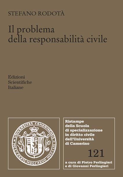 Il problema della responsabilità civile - Stefano Rodotà - copertina