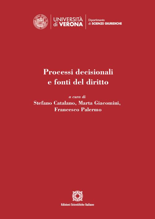 Processi decisionali e fonti del diritto - copertina