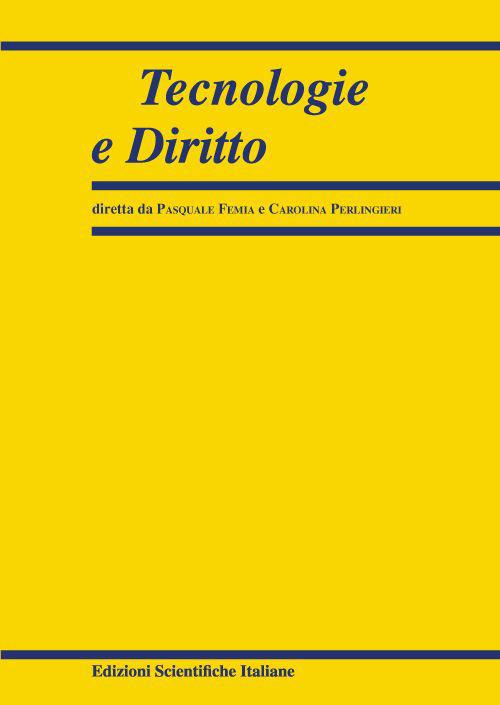 Tecnologie e diritto (2023). Vol. 1 - copertina