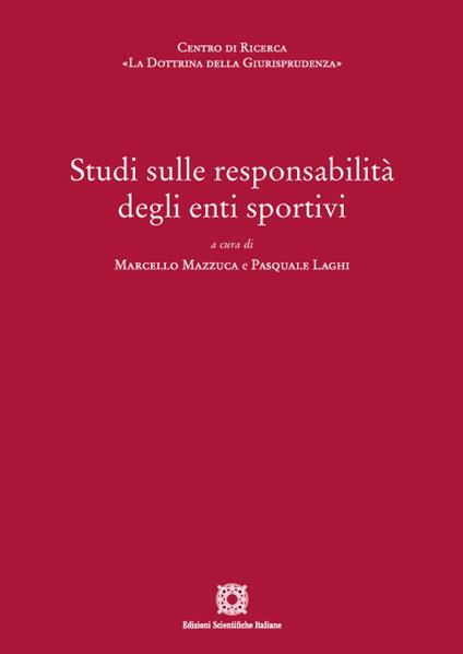 Studi sulle responsabilità degli enti sportivi - copertina