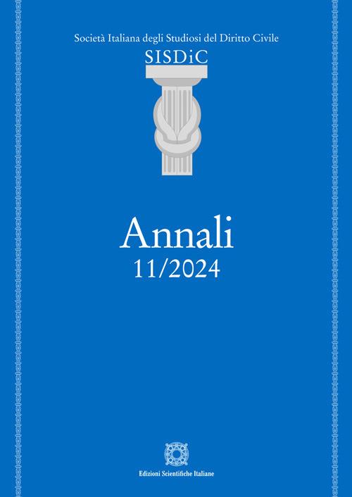 Annali della SISDiC (2024). Vol. 11 - copertina