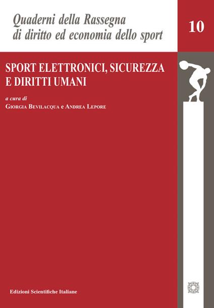 Sport Elettronici, sicurezza e diritti umani - copertina