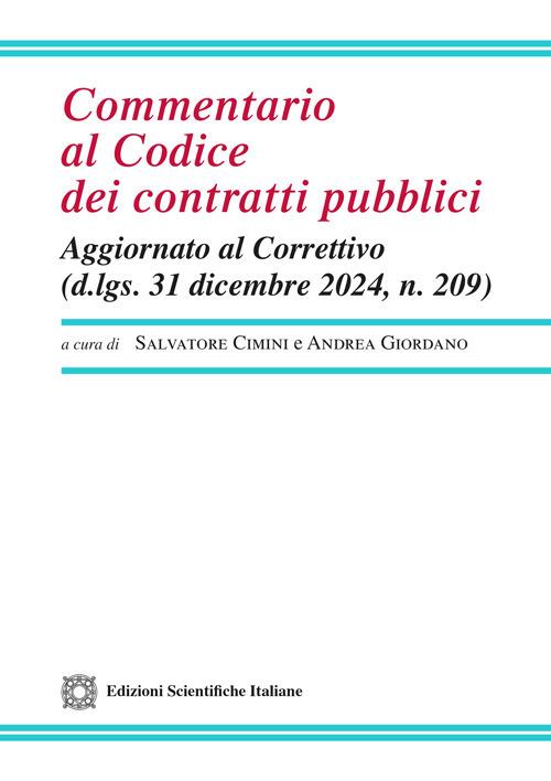 Commentario al codice dei contratti pubblici - copertina